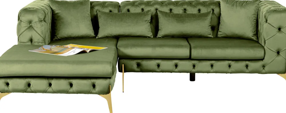 hoekbank_bellissima_velvet_green_left_2.webp KARE Design Hoekbank Bellissima Velvet Green Left