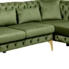KARE Design Hoekbank Bellissima Velvet Green Right