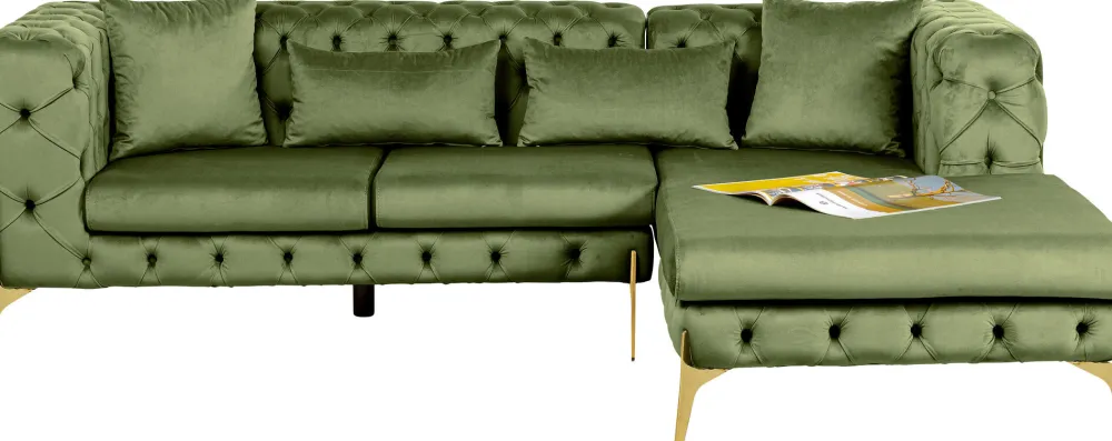 hoekbank_bellissima_velvet_green_right_2.webp KARE Design Hoekbank Bellissima Velvet Green Right