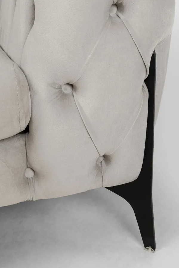 KARE Design Hoekbank Bellissima Velvet Taupe Right