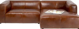 KARE Design Hoekbank Cubetto Leather Brown