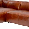 KARE Design Hoekbank Cubetto Leather Brown 170x270cm