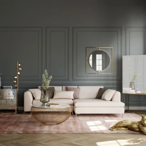 KARE Design Hoekbank Gianni Crème Rechts