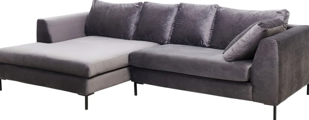 hoekbank_gianni_fluweel_grijs_links_zwart_1.webp KARE Design Hoekbank Gianni Fluweel Grijs Links Zwart