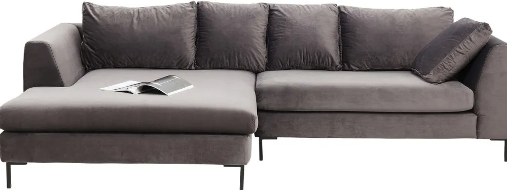 hoekbank_gianni_fluweel_grijs_links_zwart_2.webp KARE Design Hoekbank Gianni Fluweel Grijs Links Zwart