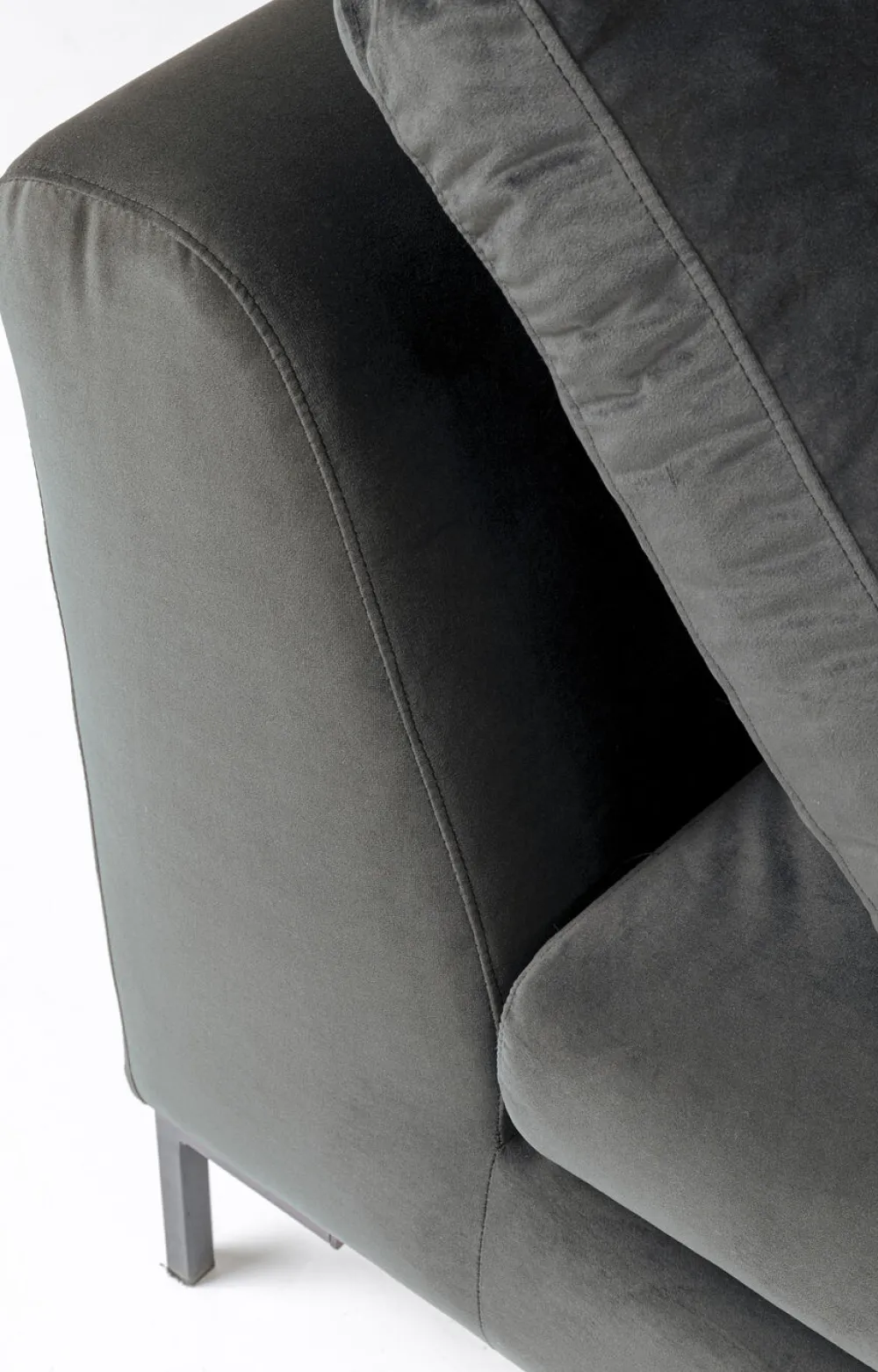 hoekbank_gianni_klein_fluweel_grijs_rechts_4.webp KARE Design Hoekbank Gianni Klein Fluweel Grijs Rechts