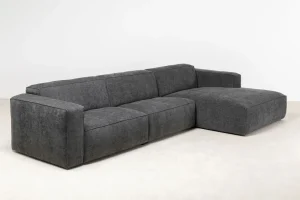 KARE Design Hoekbank Henry Grey Right 335x170cm
