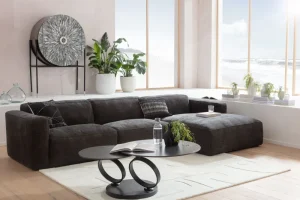 KARE Design Hoekbank Henry Grey Right 335x170cm