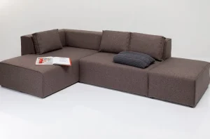 KARE Design Hoekbank Infinity Dolce Bruin Links