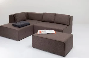 KARE Design Hoekbank Infinity Dolce Bruin Links