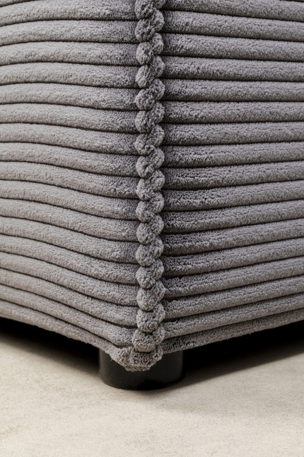 hoekbank_infinity_ottomane_cord_grey_left_5.webp KARE Design Hoekbank Infinity Ottomane Cord Grey Left