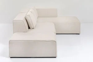 KARE Design Hoekbank Infinity Ottomane Crème Rechts