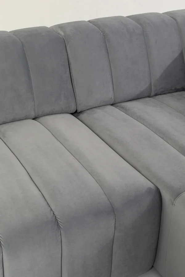 KARE Design Hoekbank Jessy Titanium Right