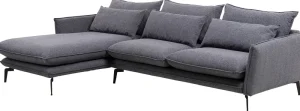 KARE Design Hoekbank Monza Left Grey 296cm