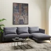 KARE Design Hoekbank Monza Right Grey 296cm
