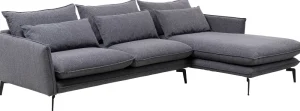 KARE Design Hoekbank Monza Right Grey 296cm