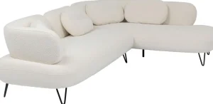 KARE Design Hoekbank Peppo Wit 286cm