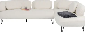 KARE Design Hoekbank Peppo Wit 286cm