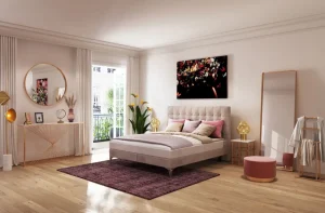 KARE Design Hoofdbord Benito Star Cream 180cm