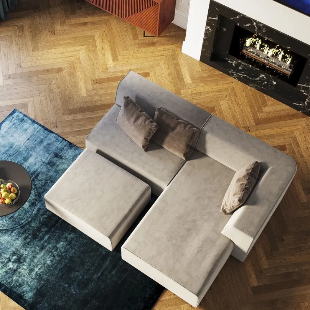 infinity_ottomane_elements_grijs_links_0.webp KARE Design Infinity Ottomane Elements Grijs Links