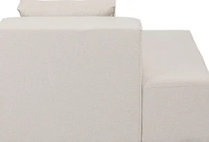 KARE Design Infinity Ottomane Semi Elements Cream Left 120cm