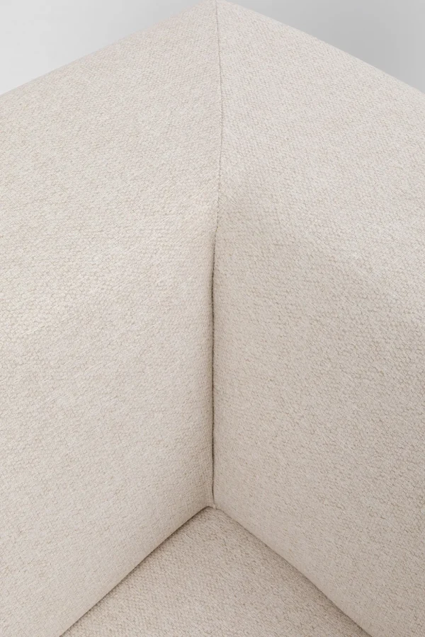 KARE Design Infinity Ottomane Semi Elements Cream Left 120cm