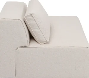 KARE Design Infinity Ottomane Semi Elements Cream Right 120cm