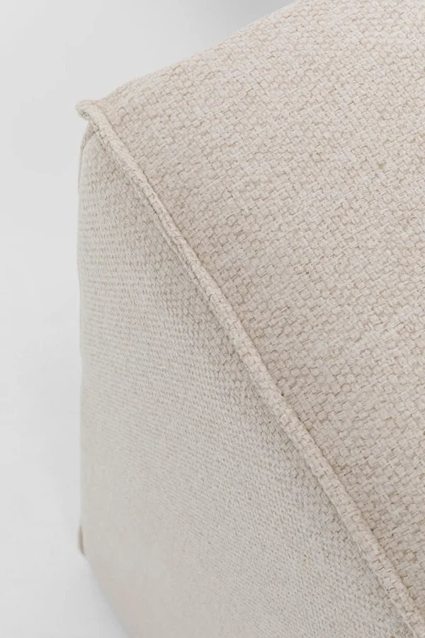 KARE Design Infinity Ottomane Semi Elements Cream Right 120cm