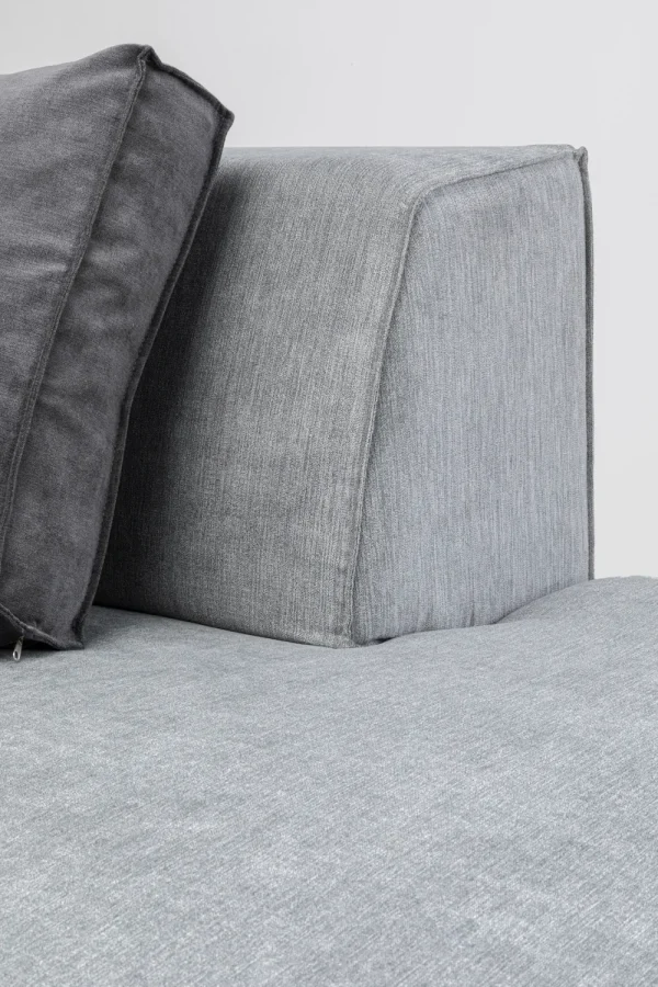 KARE Design Infinity Ottomane Semi Elements Grijs Rechts