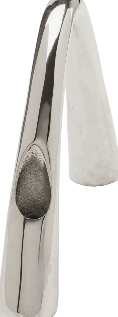 KARE Design Kaarsenhouder Bow Duo Chrome 21cm