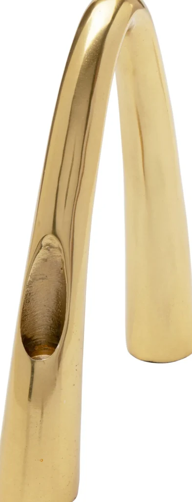 KARE Design Kaarsenhouder Bow Duo Goud 25cm