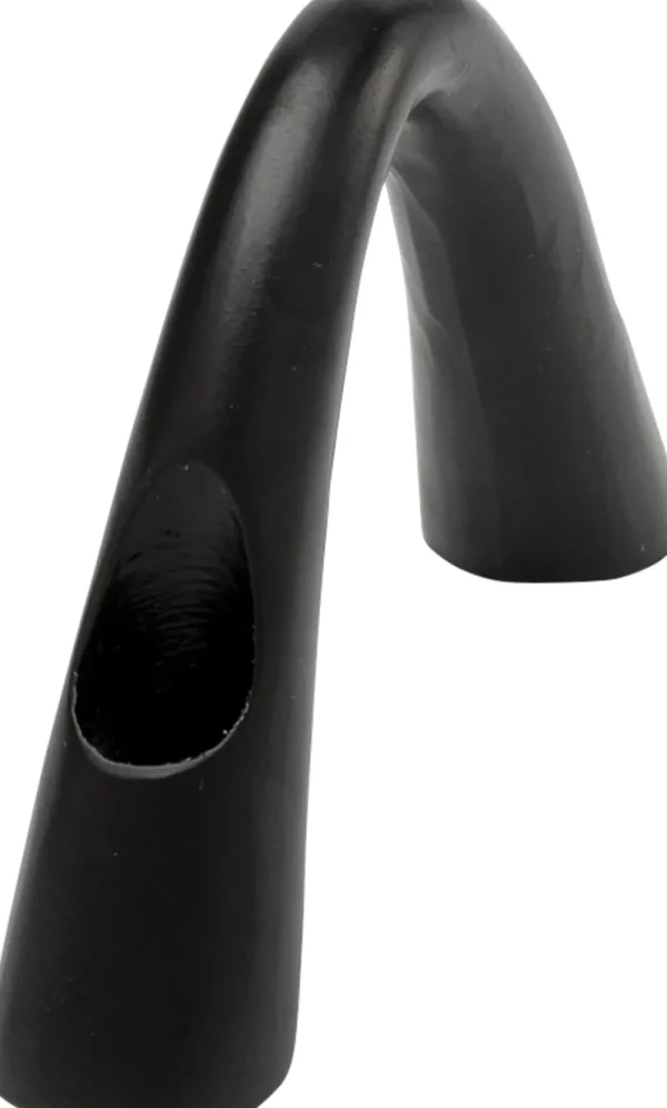 KARE Design Kaarsenhouder Bow Duo Zwart 13cm