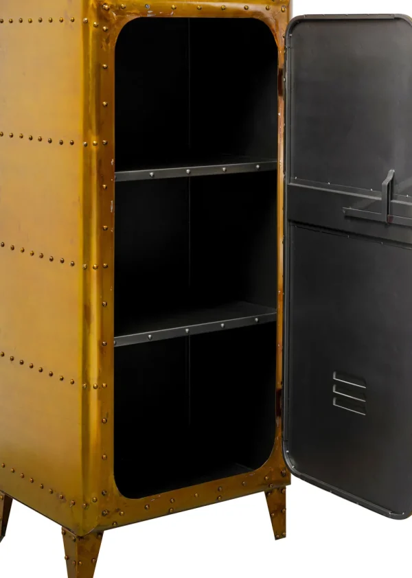KARE Design Kabinetkast Locker Gold 66x152cm