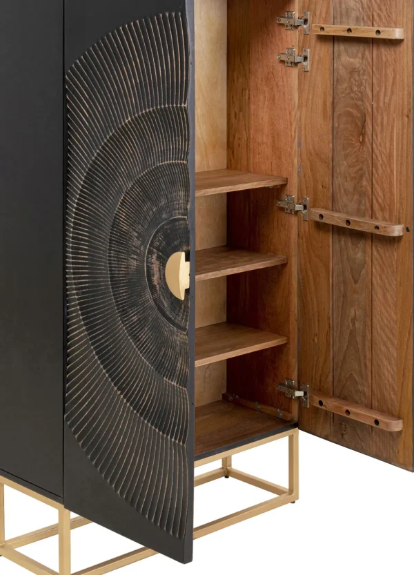 KARE Design Kabinetkast Madeira Dark 76x140cm