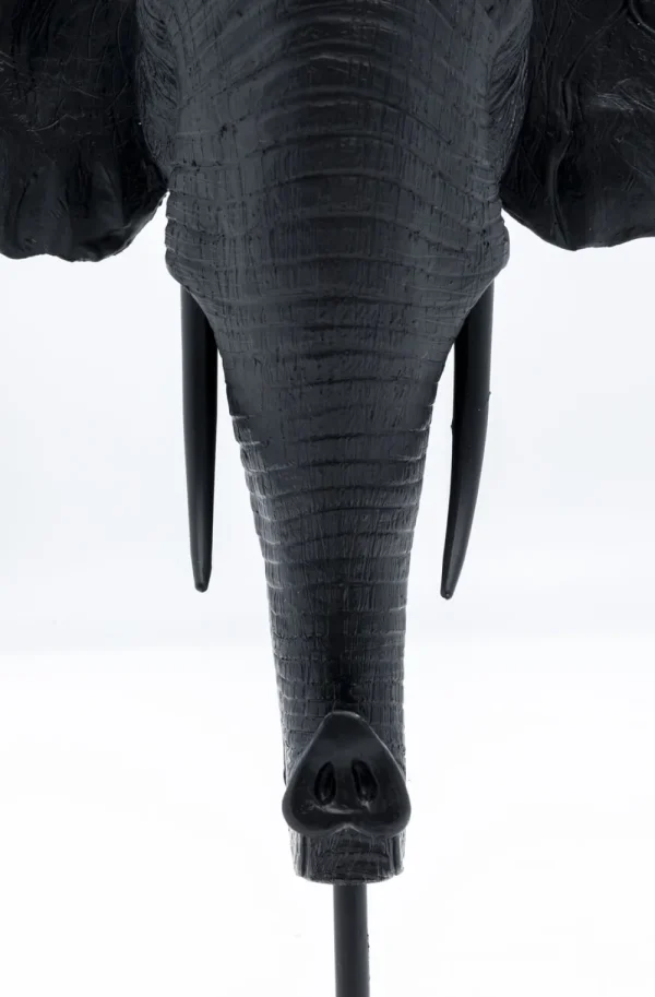 KARE Design Kandelaar Elephant Head Black 49cm