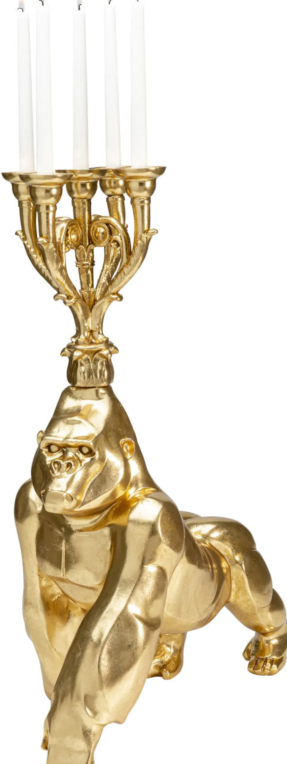 kandelaar_gorilla_goud_0.webp KARE Design Kandelaar Gorilla Goud