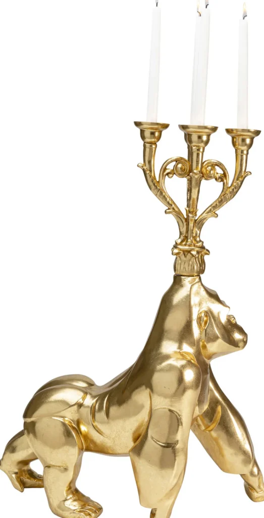 KARE Design Kandelaar Gorilla Goud