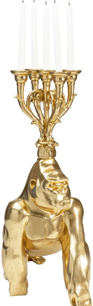KARE Design Kandelaar Gorilla Goud