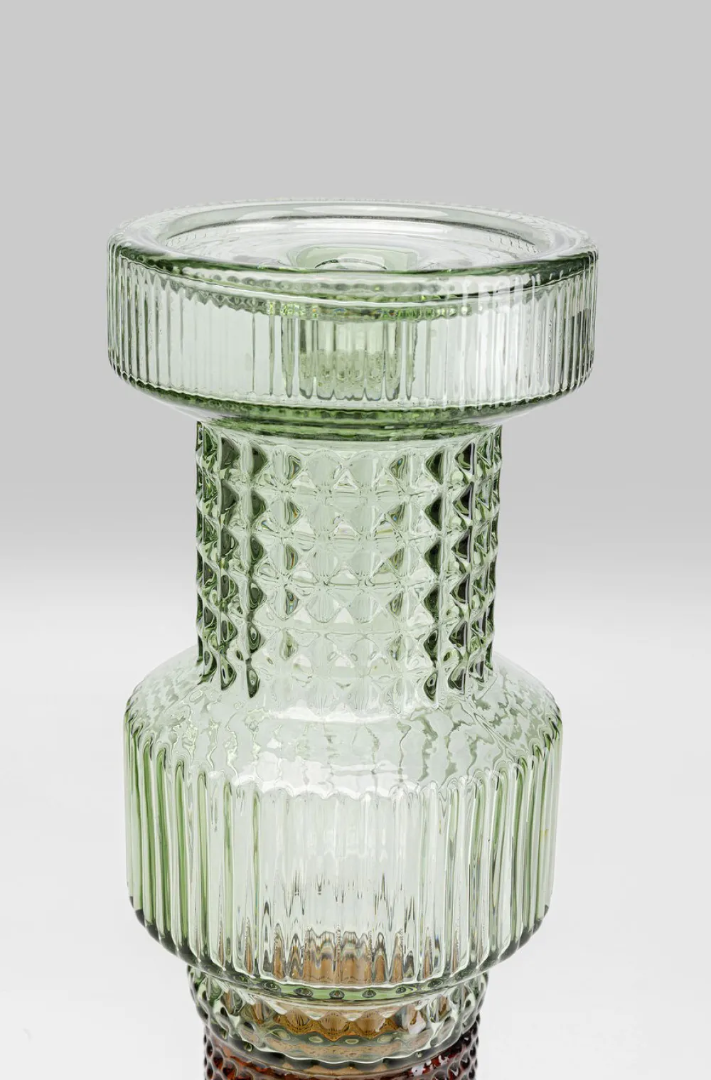 kandelaar_marvelous_duo_groen_bruin_cm_3.webp KARE Design Kandelaar Marvelous Duo Groen Bruin 49cm