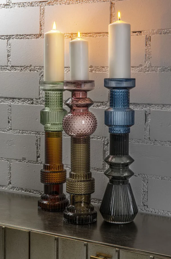 KARE Design Kandelaar Marvelous Duo Groen Bruin 49cm