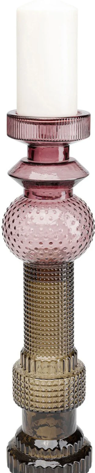 KARE Design Kandelaar Marvelous Duo Lila Grijs 49cm