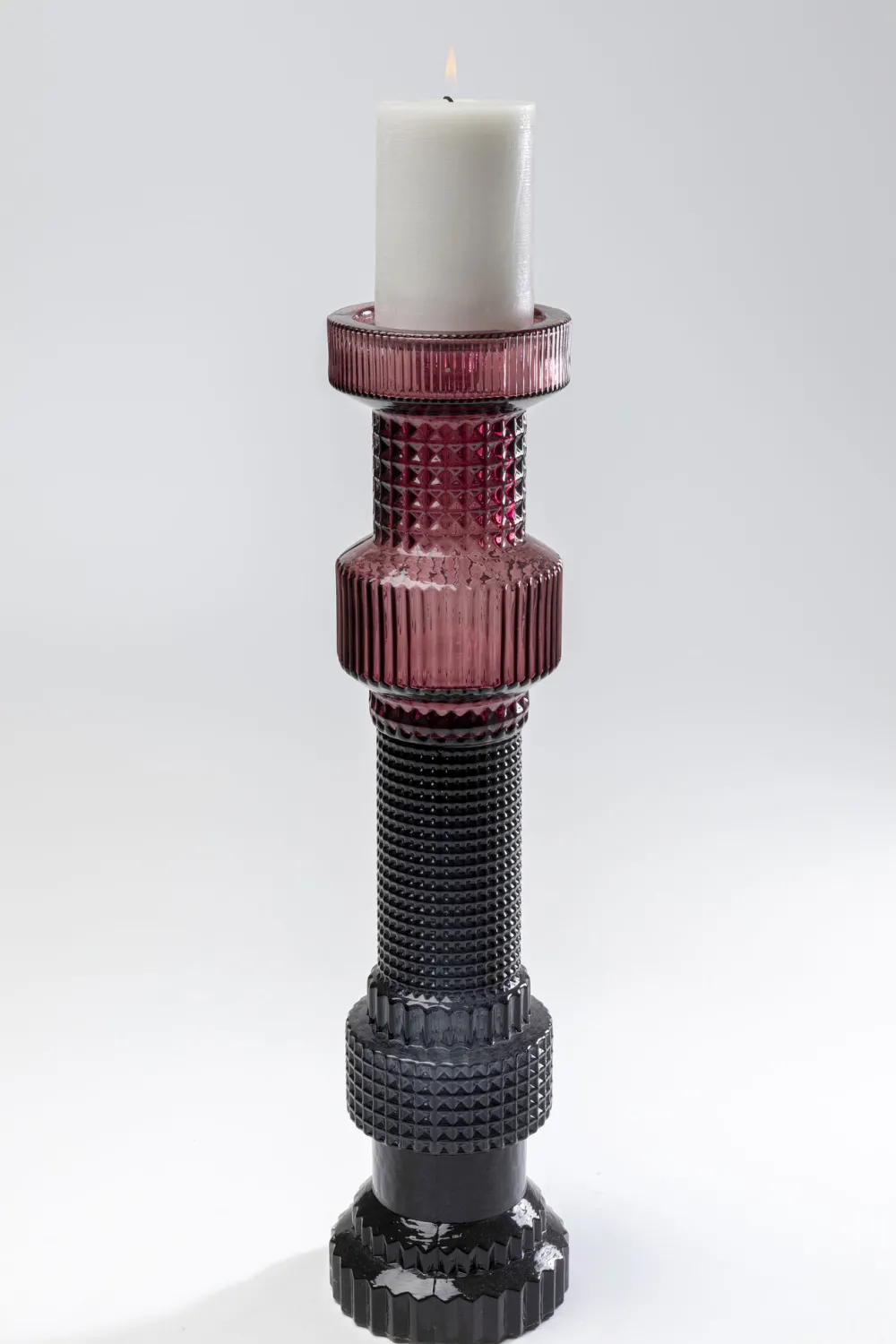 kandelaar_marvelous_duo_pink_grey_cm_0.webp KARE Design Kandelaar Marvelous Duo Pink Grey 49cm