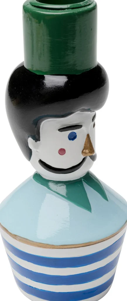 KARE Design Kandelaar Monsieur Mustache 16cm