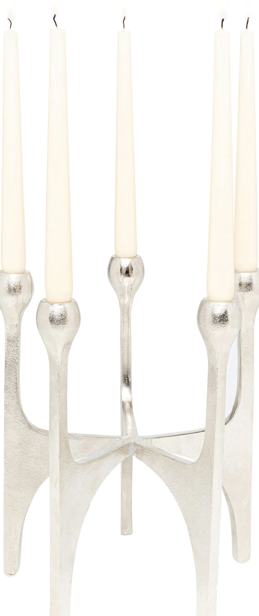 kandelaar_stacky_silver_cm_0.webp KARE Design Kandelaar Stacky Silver 31cm