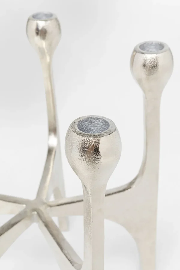 KARE Design Kandelaar Stacky Silver 31cm