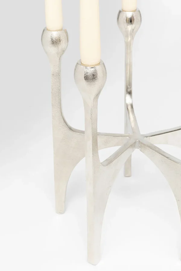 KARE Design Kandelaar Stacky Silver 31cm