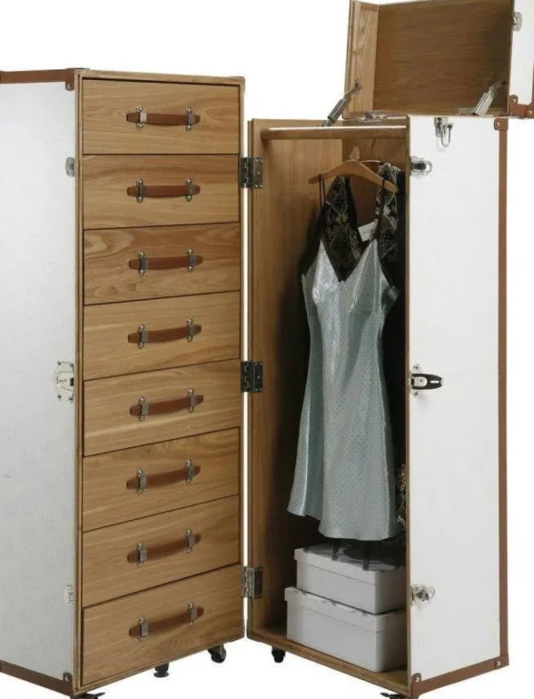 KARE Design Kledingkast Croco White Cosmopolitan