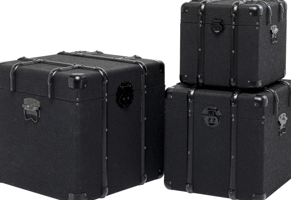 koffer_voyage_black_set_2.webp KARE Design Koffer Voyage Black (3/set)