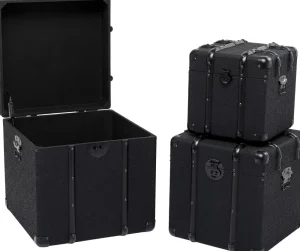 KARE Design Koffer Voyage Black (3/set)