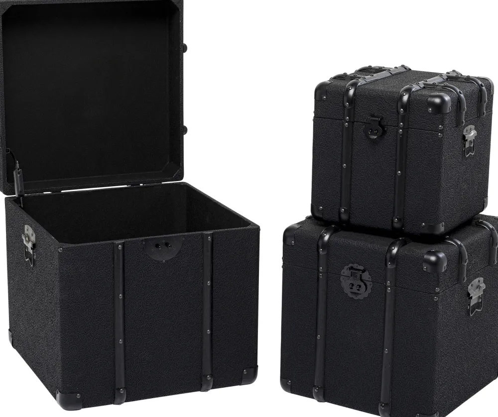 koffer_voyage_black_set_3.webp KARE Design Koffer Voyage Black (3/set)